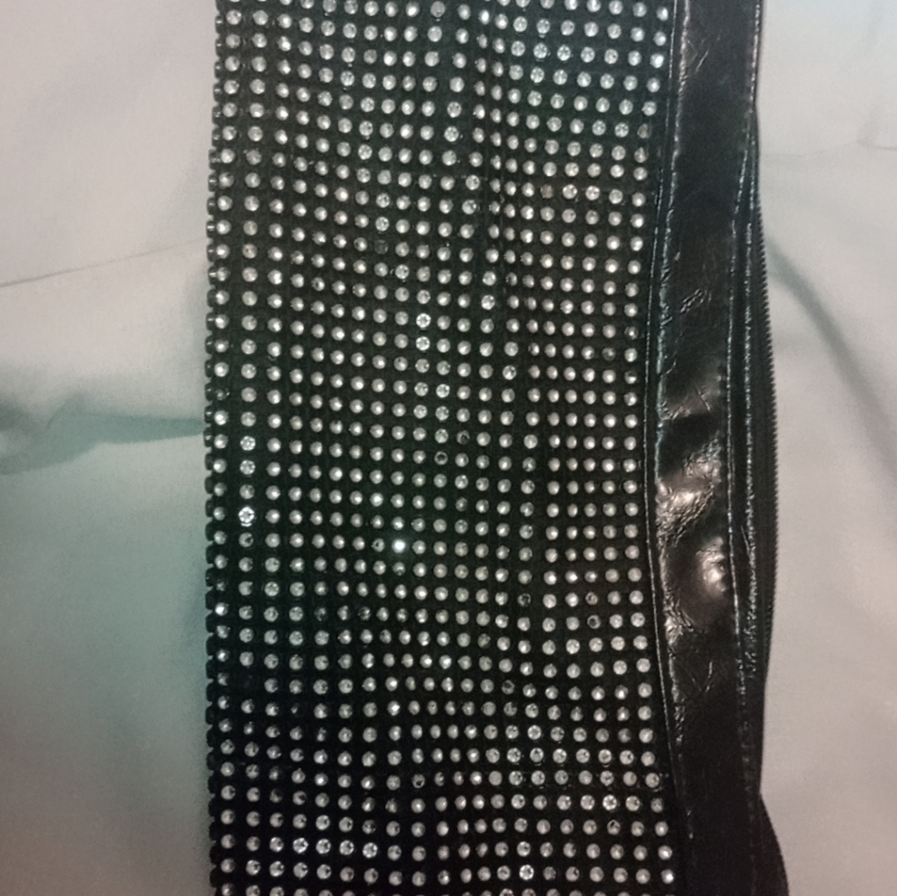 Black Studded Leather Bag